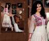 Bollywood Salwar Creme weiß Net...